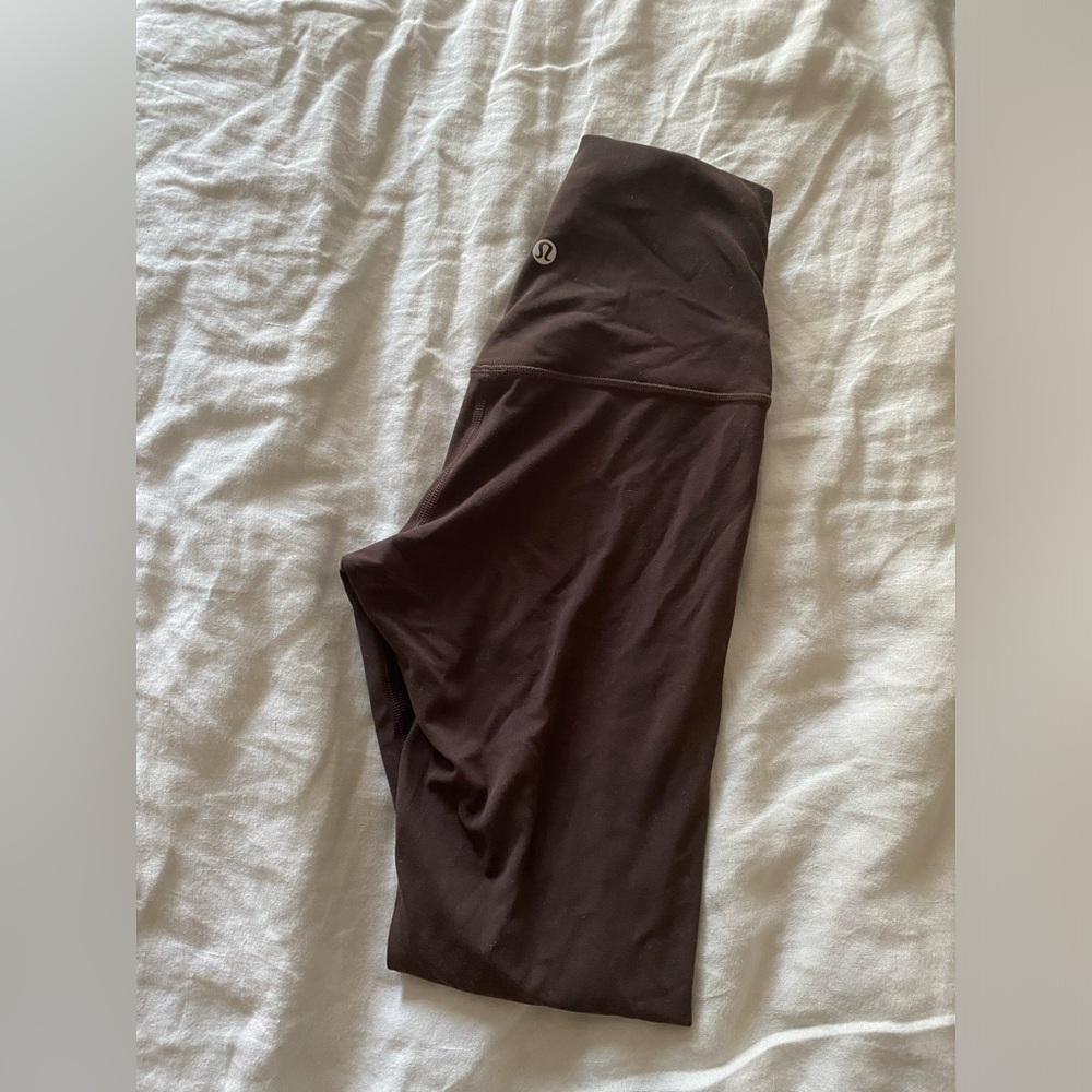 Lululemon Align High-Rise Pant 25” - espresso, size 2